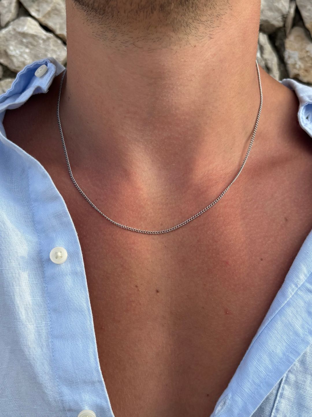 CORRENTE CUBANA 1.8MM | Prata