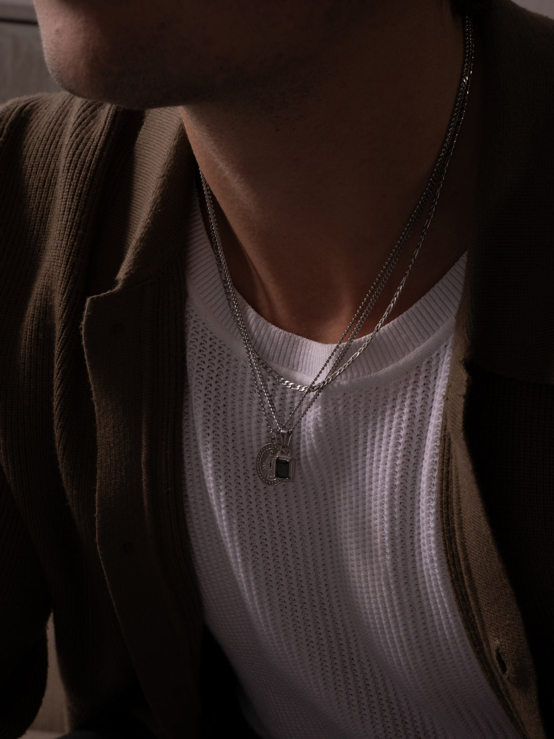 CORAÇÃO DE PEDRA PRECIOSA À MEIA-NOITE | Prata