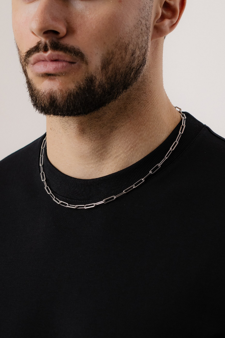 Paperclip Chain 5mm (Silver)