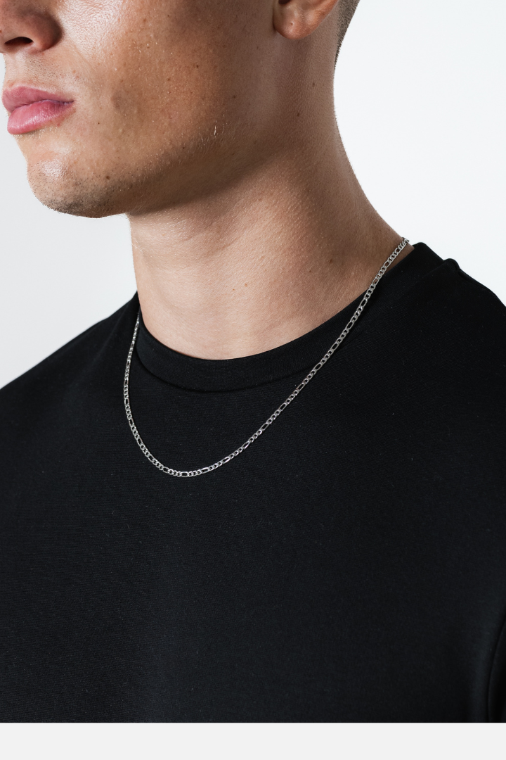 Figaro Chain 3mm (Silver)
