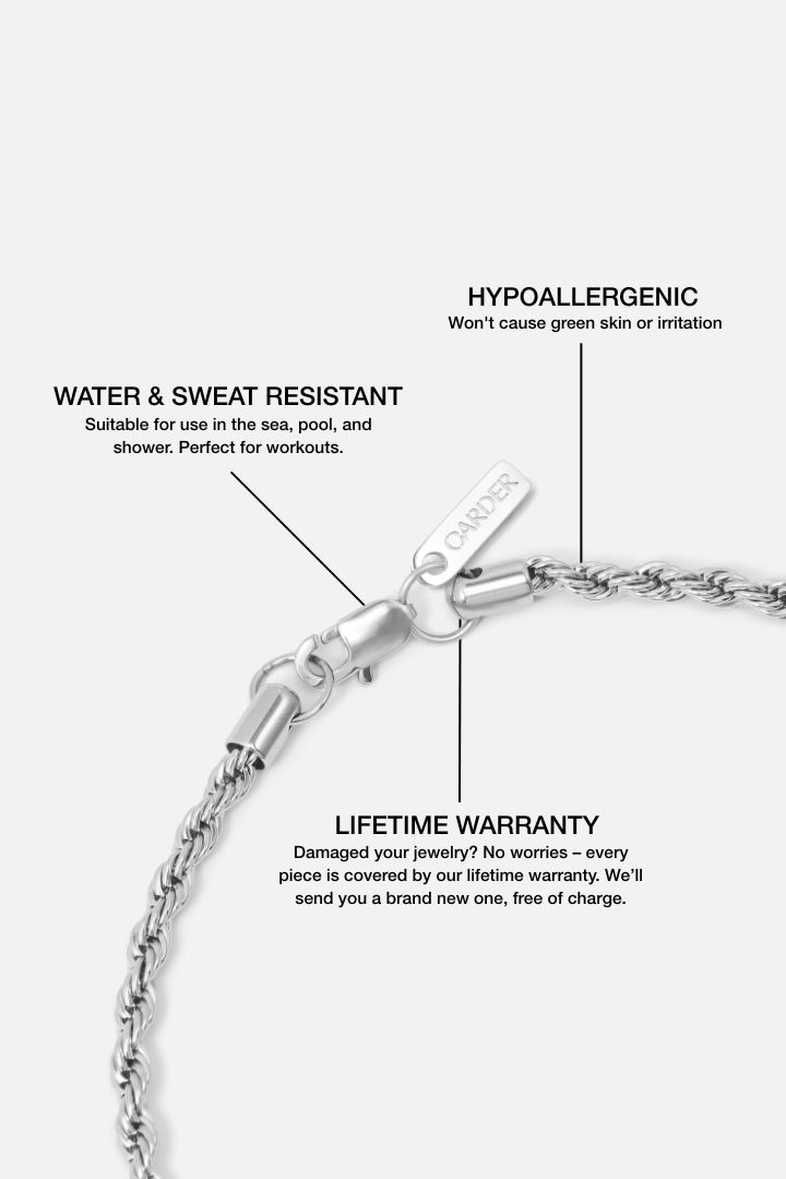 Rope Chain 5mm (Silver)