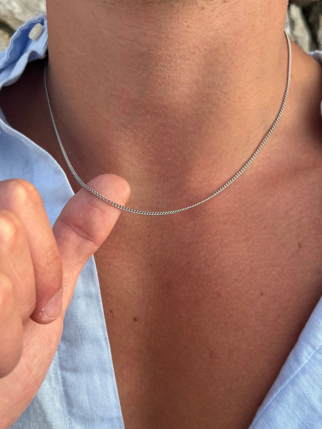 CORRENTE CUBANA 1.8MM | Prata