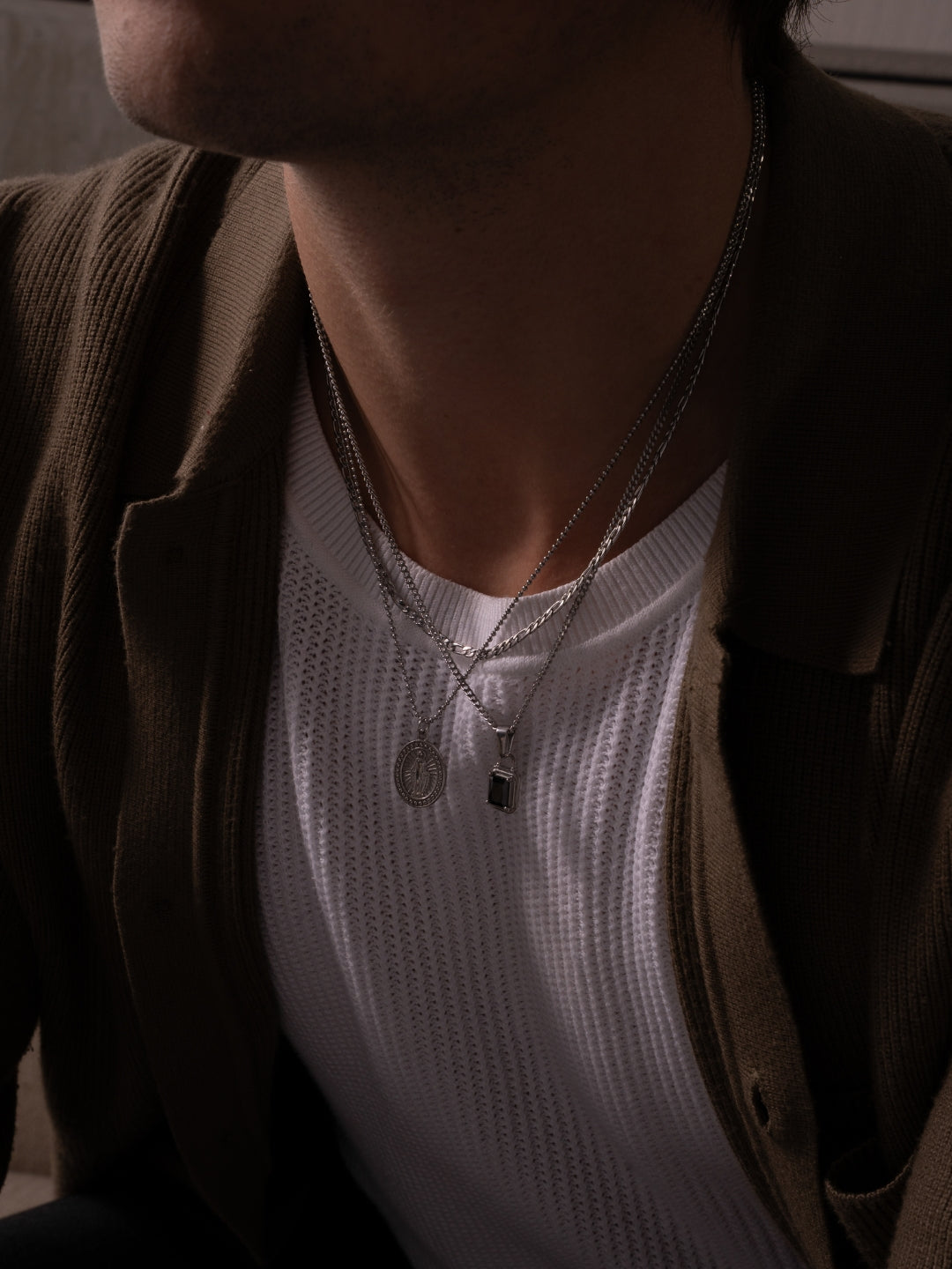 CORAÇÃO DE PEDRA PRECIOSA À MEIA-NOITE | Prata