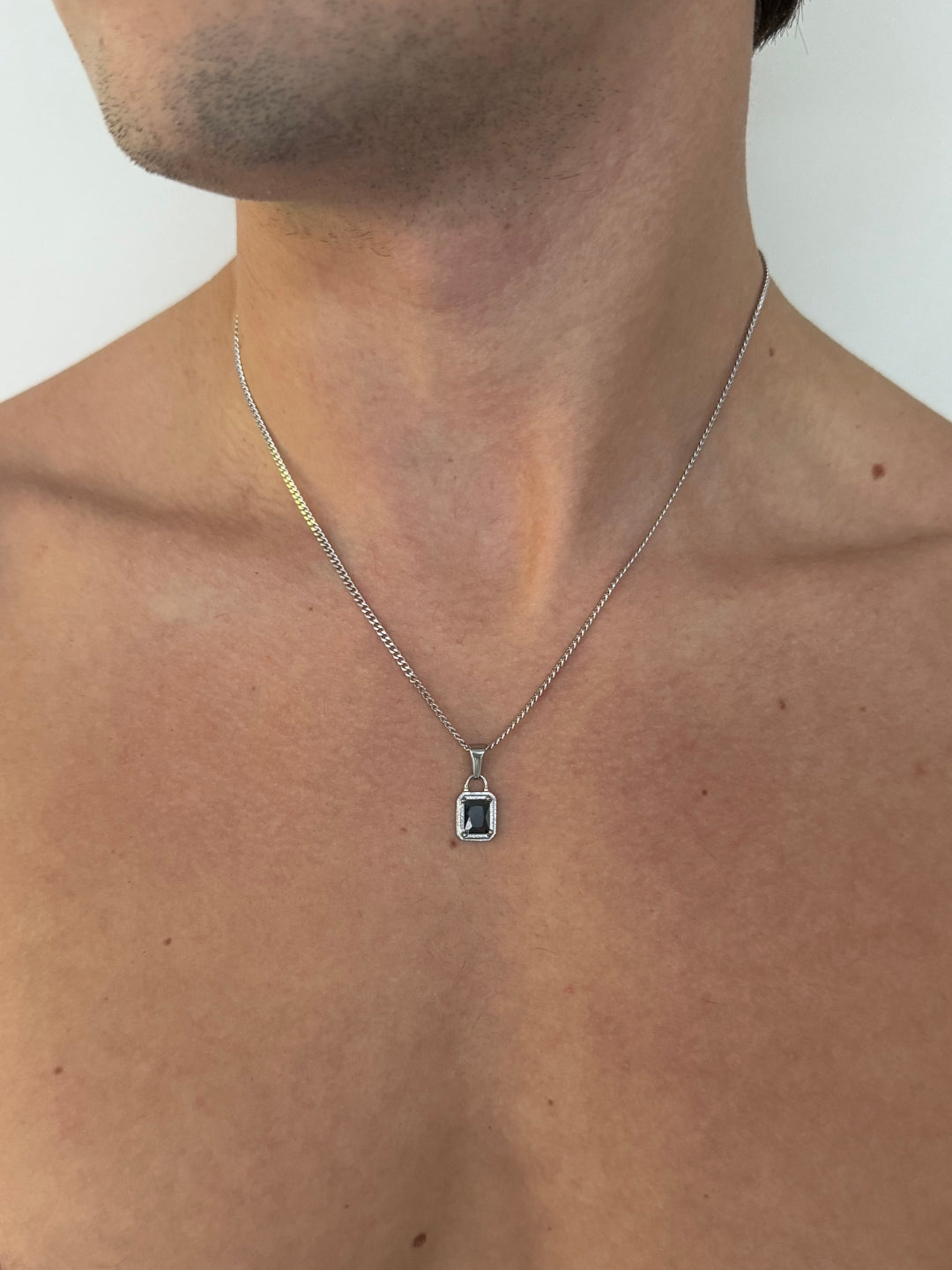 CORAÇÃO DE PEDRA PRECIOSA À MEIA-NOITE | Prata