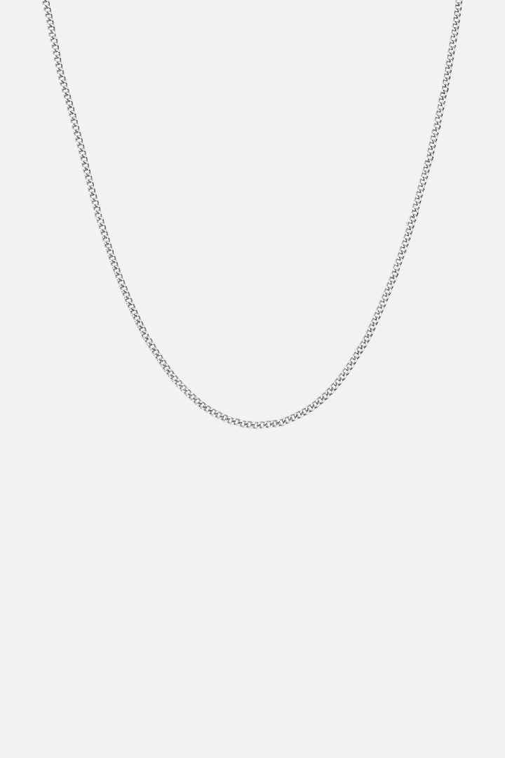 Cuban Link Chain 2mm (Silver)