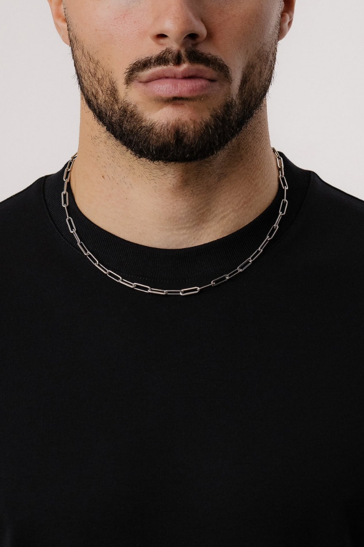 Paperclip Chain 5mm (Silver)