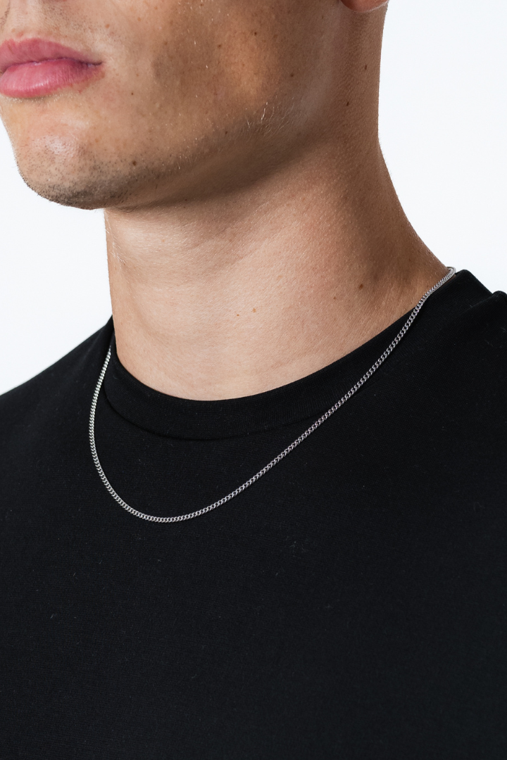Cuban Link Chain 2mm (Silver)