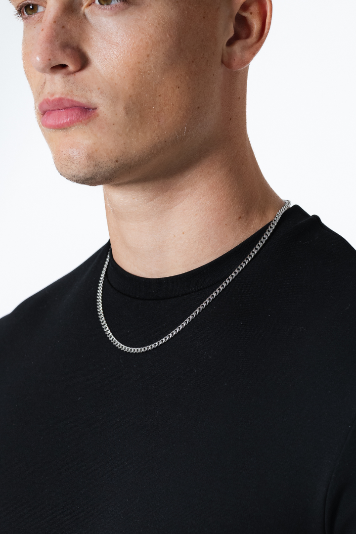 Cuban Link Chain 4mm (Silver)
