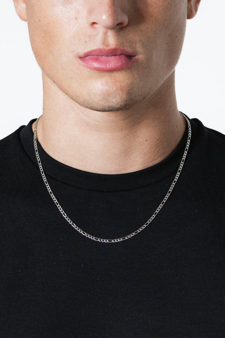 Figaro Chain 3mm (Silver)